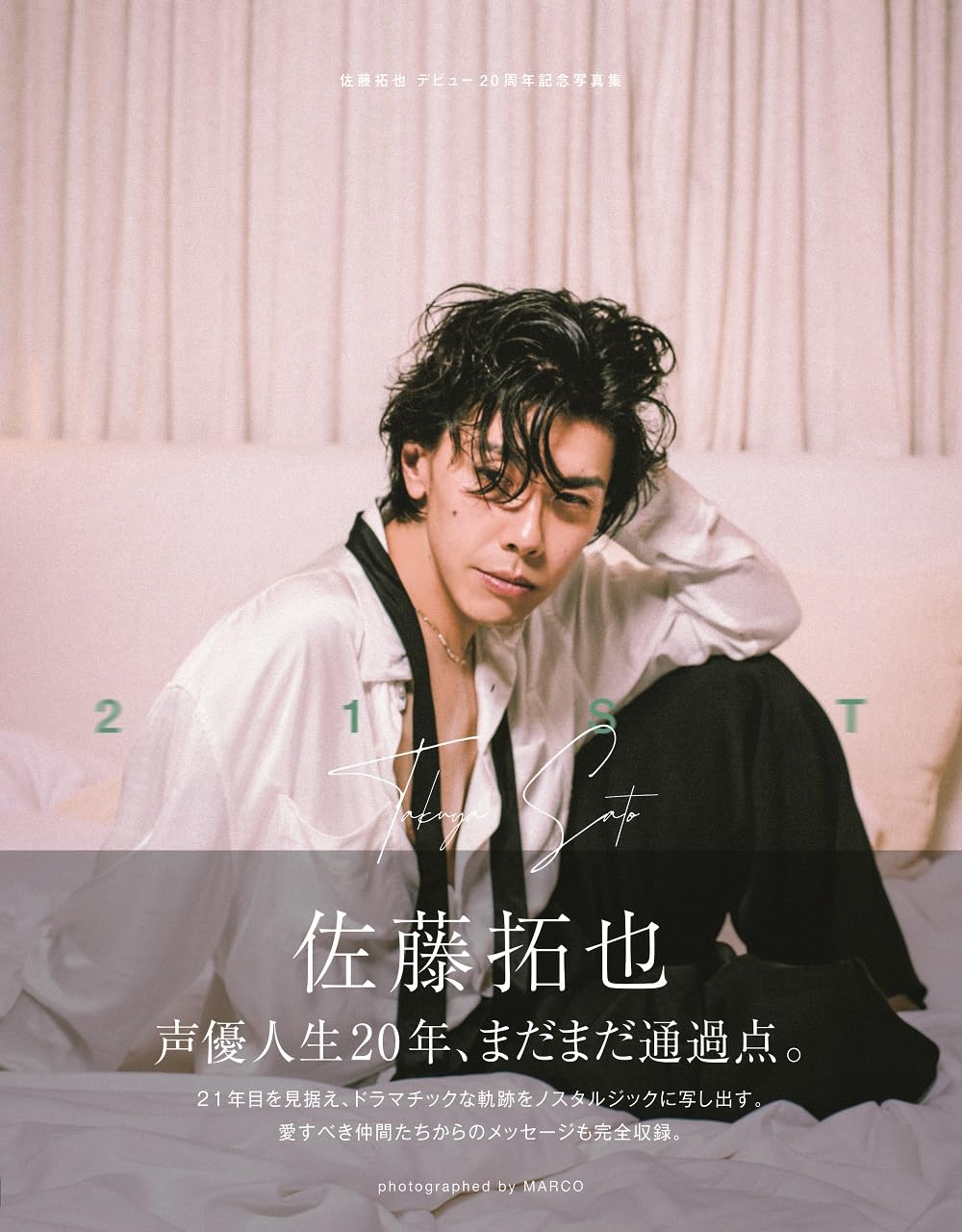 佐藤拓也デビュー20周年記念写真集 21ST メイキングDVD付き限定表紙版
